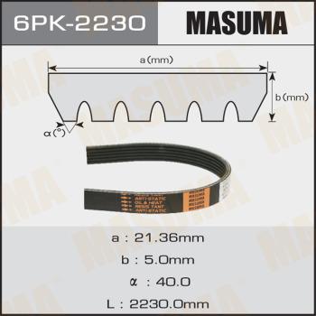 MASUMA 6PK2230 - V-yivli kəmər furqanavto.az