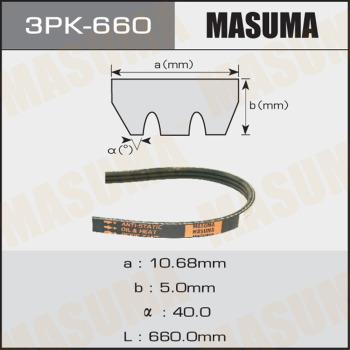 MASUMA 3PK-660 - V-yivli kəmər furqanavto.az