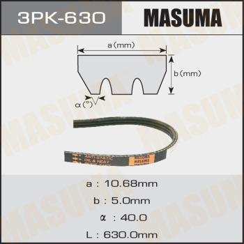 MASUMA 3PK630 - V-yivli kəmər furqanavto.az