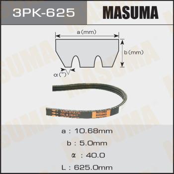 MASUMA 3PK-625 - V-yivli kəmər www.furqanavto.az