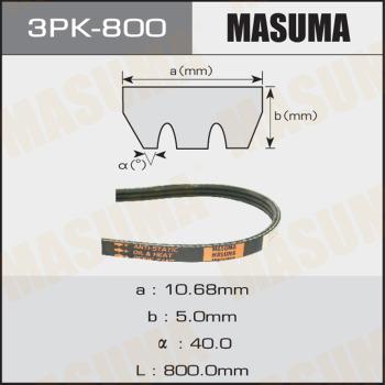 MASUMA 3PK800 - V-yivli kəmər furqanavto.az