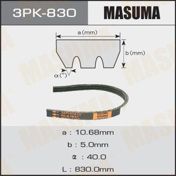 MASUMA 3PK830 - V-yivli kəmər furqanavto.az