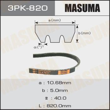 MASUMA 3PK820 - V-yivli kəmər furqanavto.az
