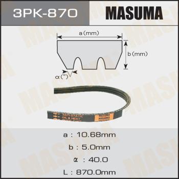 MASUMA 3PK-870 - V-yivli kəmər furqanavto.az