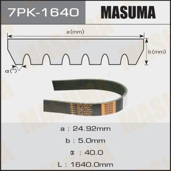 MASUMA 7PK-1640 - V-yivli kəmər furqanavto.az