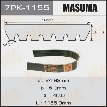 MASUMA 7PK-1155 - V-yivli kəmər furqanavto.az