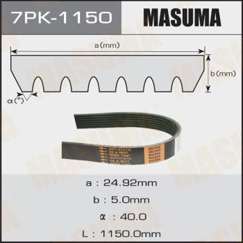 MASUMA 7PK-1150 - V-yivli kəmər furqanavto.az