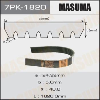 MASUMA 7PK-1820 - V-yivli kəmər furqanavto.az