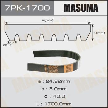 MASUMA 7PK-1700 - V-yivli kəmər furqanavto.az