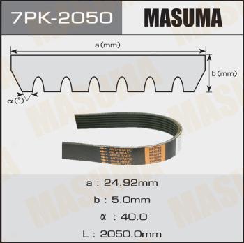 MASUMA 7PK-2050 - V-yivli kəmər furqanavto.az