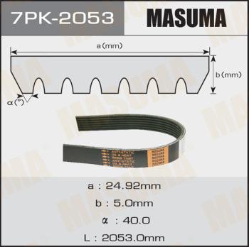 MASUMA 7PK-2053 - V-yivli kəmər furqanavto.az