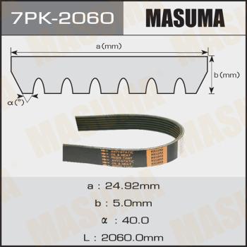 MASUMA 7PK-2060 - V-yivli kəmər furqanavto.az