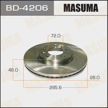 MASUMA BD-4206 - Əyləc Diski furqanavto.az