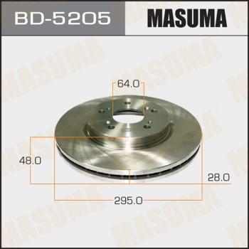 MASUMA BD-5205 - Əyləc Diski furqanavto.az