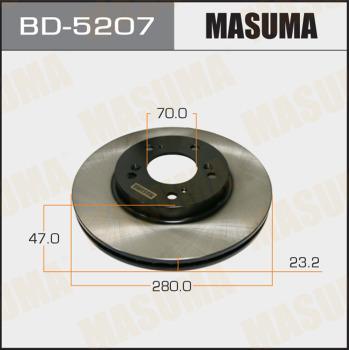 MASUMA BD-5207 - Əyləc Diski furqanavto.az