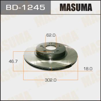 MASUMA BD-1245 - Əyləc Diski furqanavto.az