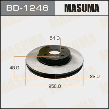 MASUMA BD-1246 - Əyləc Diski furqanavto.az