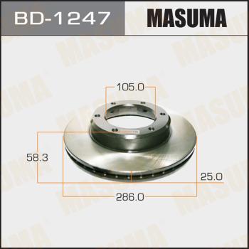 MASUMA BD-1247 - Əyləc Diski furqanavto.az