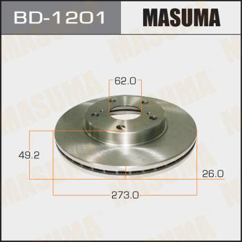 MASUMA BD-1201 - Əyləc Diski furqanavto.az