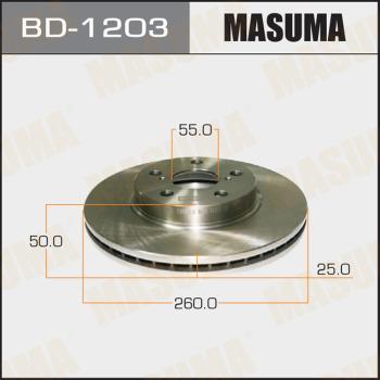 MASUMA BD-1203 - Əyləc Diski furqanavto.az