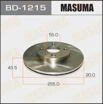 MASUMA BD-1215 - Əyləc Diski furqanavto.az