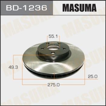 MASUMA BD-1236 - Əyləc Diski furqanavto.az