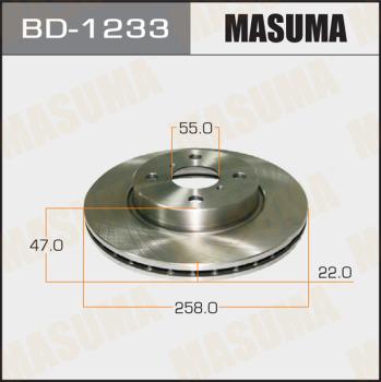 MASUMA BD-1233 - Əyləc Diski furqanavto.az