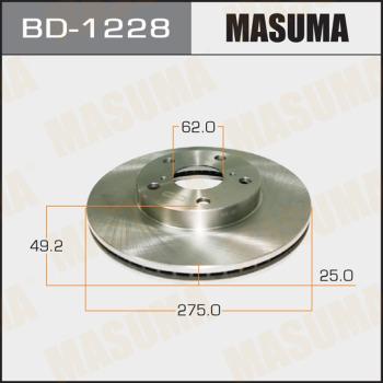 MASUMA BD-1228 - Əyləc Diski furqanavto.az