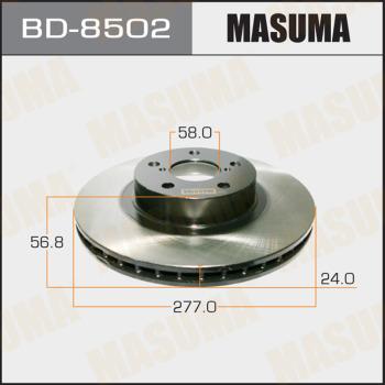 MASUMA BD8502 - Əyləc Diski furqanavto.az