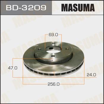 MASUMA BD-3209 - Əyləc Diski furqanavto.az