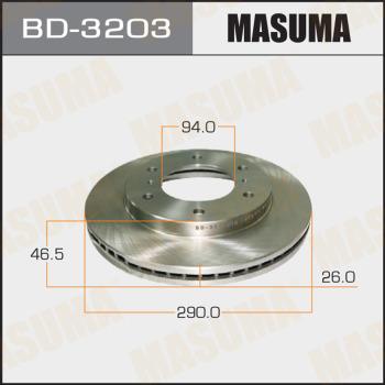 MASUMA BD-3203 - Əyləc Diski furqanavto.az