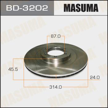 MASUMA BD-3202 - Əyləc Diski furqanavto.az