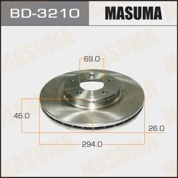 MASUMA BD-3210 - Əyləc Diski furqanavto.az