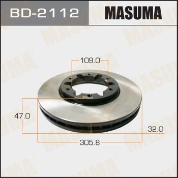 MASUMA BD-2112 - Əyləc Diski furqanavto.az