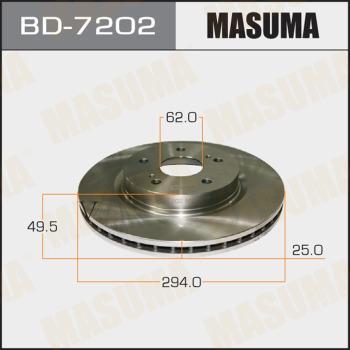 MASUMA BD-7202 - Əyləc Diski furqanavto.az