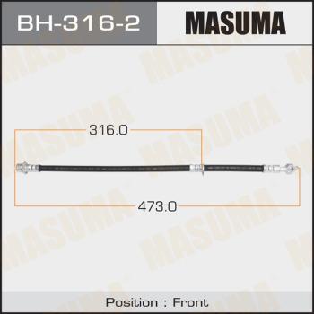 MASUMA BH-316-2 - Əyləc şlanqı furqanavto.az