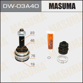 MASUMA DW-03A40 - Birləşmə dəsti, ötürücü val furqanavto.az