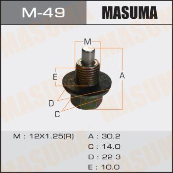 MASUMA M49 - Möhürləyici tıxac, yağ çəni furqanavto.az