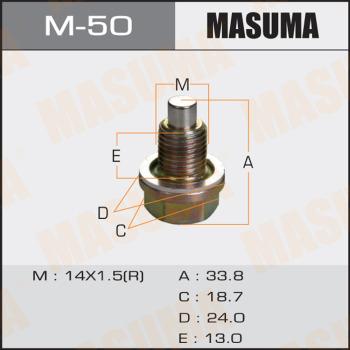 MASUMA M-50 - Möhürləyici tıxac, yağ çəni furqanavto.az