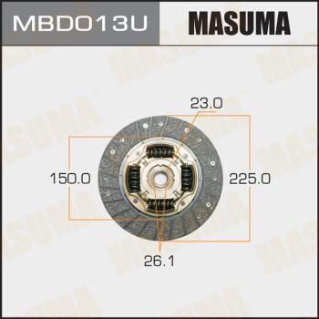 MASUMA MBD013U - Debriyaj diski furqanavto.az