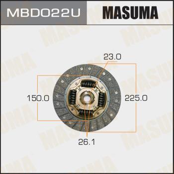 MASUMA MBD022U - Debriyaj diski furqanavto.az