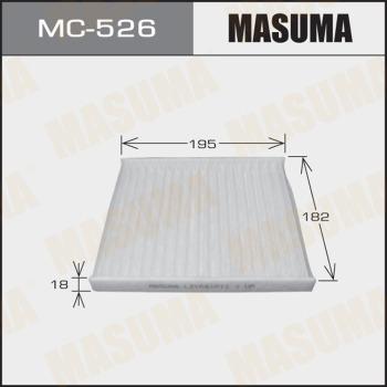 MASUMA MC-526 - Filtr, daxili hava www.furqanavto.az