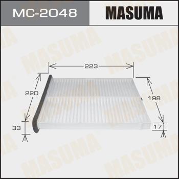 MASUMA MC-2048 - Filtr, daxili hava furqanavto.az