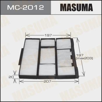 MASUMA MC-2012 - Filtr, daxili hava furqanavto.az