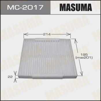 MASUMA MC-2017 - Filtr, daxili hava furqanavto.az