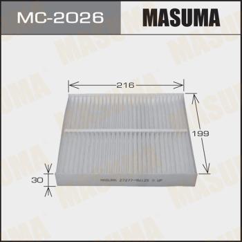 MASUMA MC-2026 - Filtr, daxili hava furqanavto.az