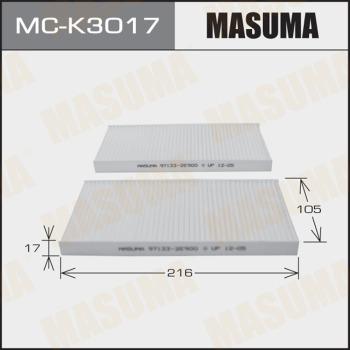 MASUMA MC-K3017 - Filtr, daxili hava furqanavto.az