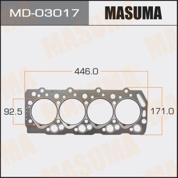 MASUMA MD-03017 - Conta, silindr başlığı furqanavto.az