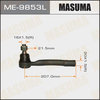 MASUMA ME-9853L - Bağlama çubuğunun sonu furqanavto.az