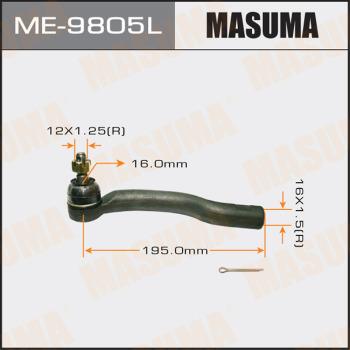 MASUMA ME-9805L - Bağlama çubuğunun sonu furqanavto.az